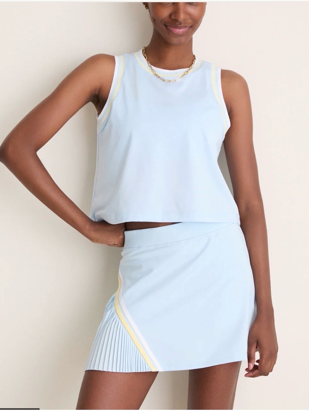 Light Blue Tilden Tennis Skirt